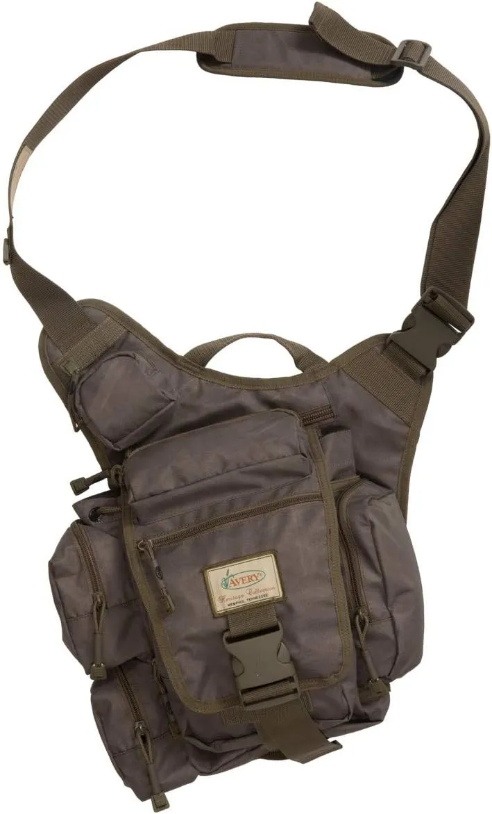 Avery Outdoors Messenger Bag  Durable Hunting & Travel Bag with Adjustable Shoulder Strap (Heritage Brown)