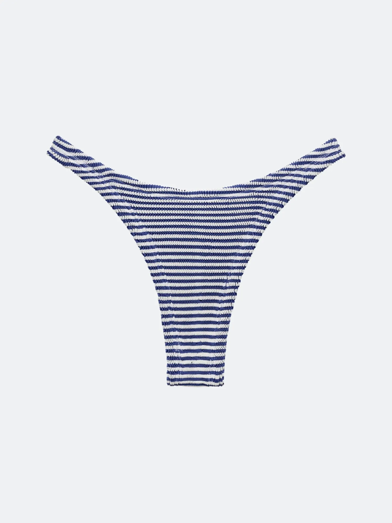 BALBOA BIKINI BOTTOM - BLUE STRIPED