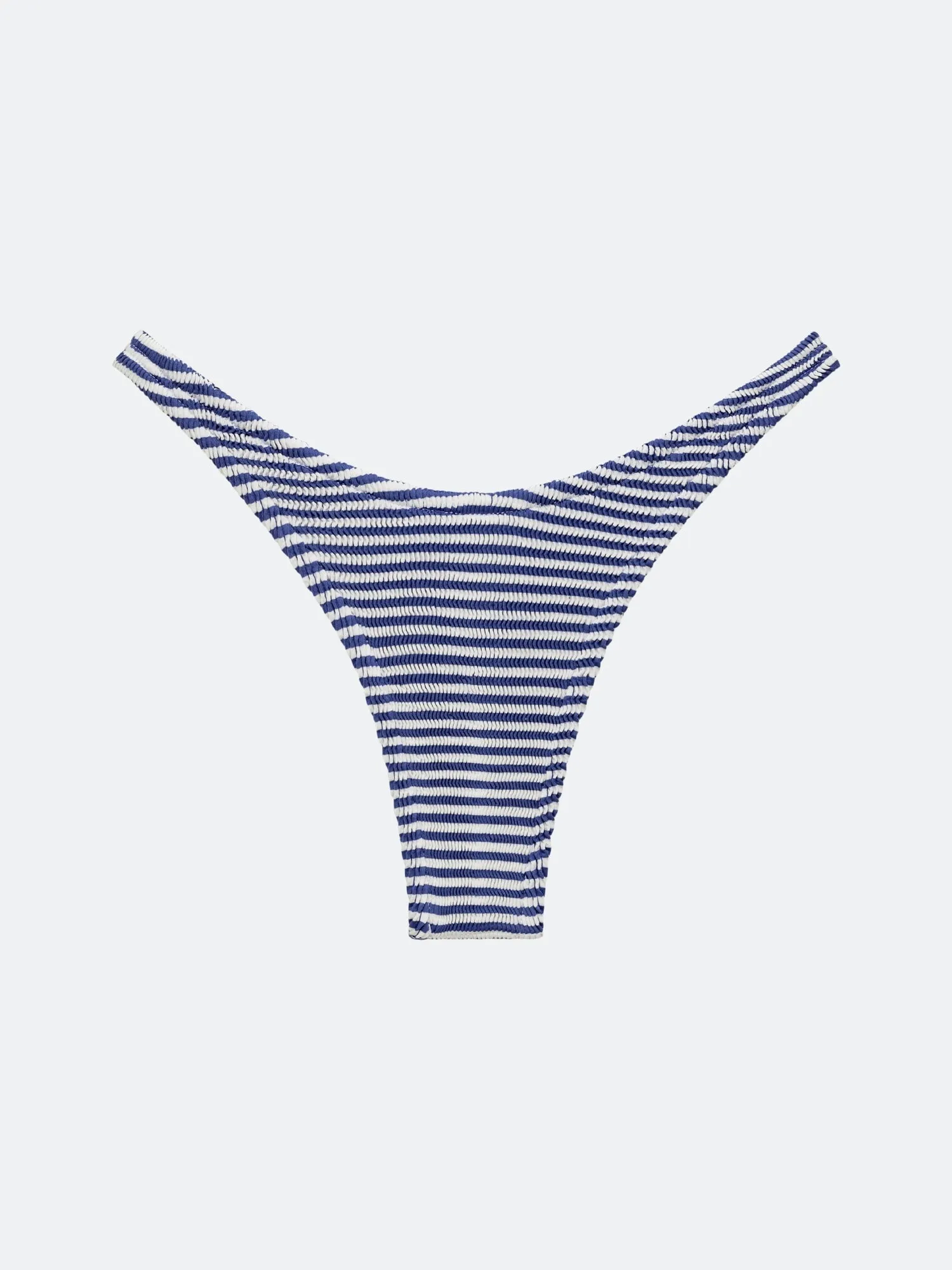 BALBOA CHEEKY BIKINI BOTTOM - BLUE STRIPED