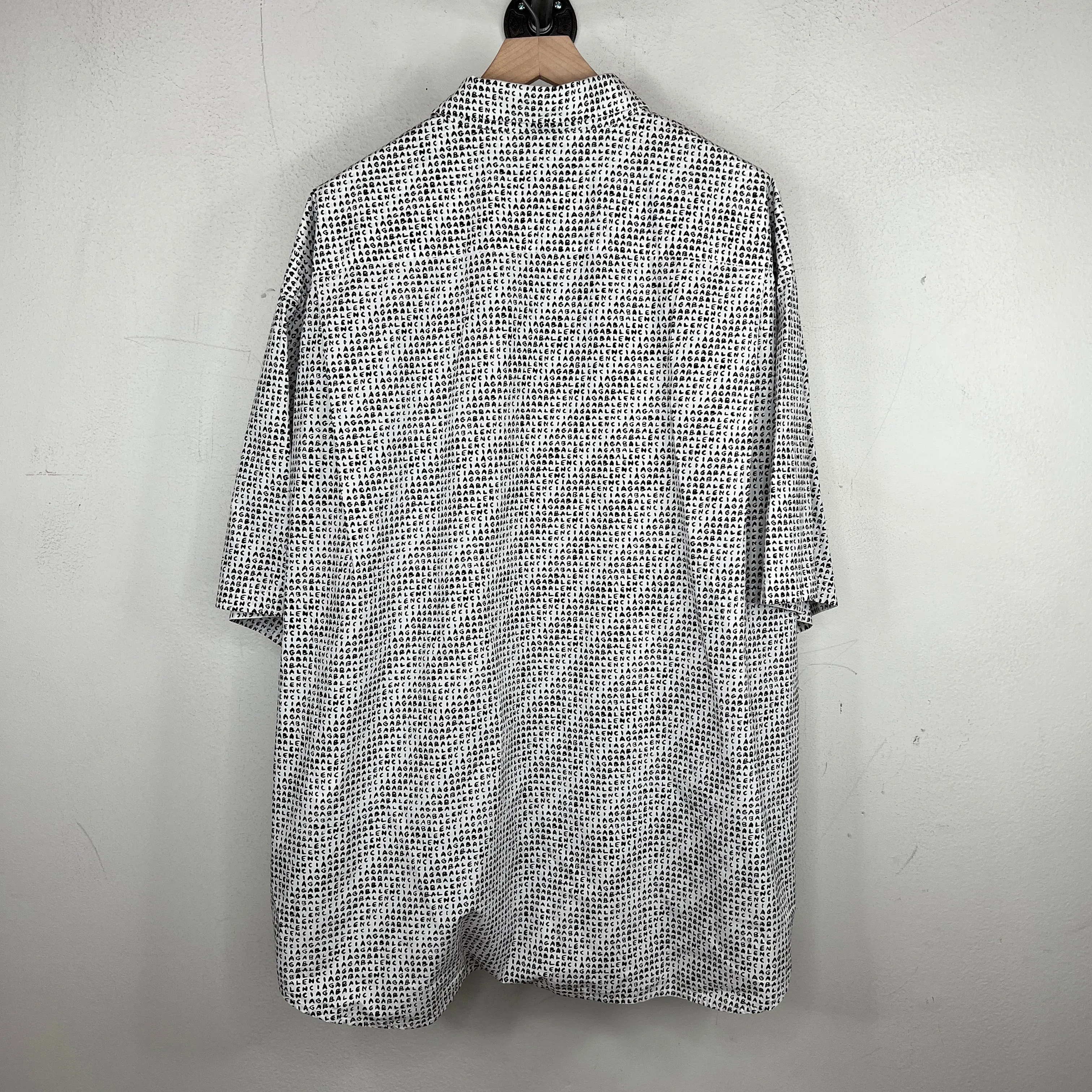 Balenciaga Letters Button Up Shirt