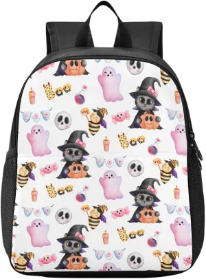 Bee Cats Toddler Backpack for Boys Girls 3-6 Mini Backpacks for Elementary Lightweight Kids Bookbag for Preschool Kindergarten for School