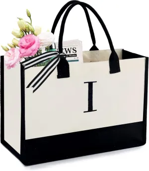 BeeGreen Personalized-Tote-Bag-for Women Mom Teacher Friends Sister Gift Bags with Comestic Bag