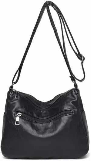 Bingooe Leather crossbody bags Purse Women Shoulder Bag Satchel Ladies Tote Travel