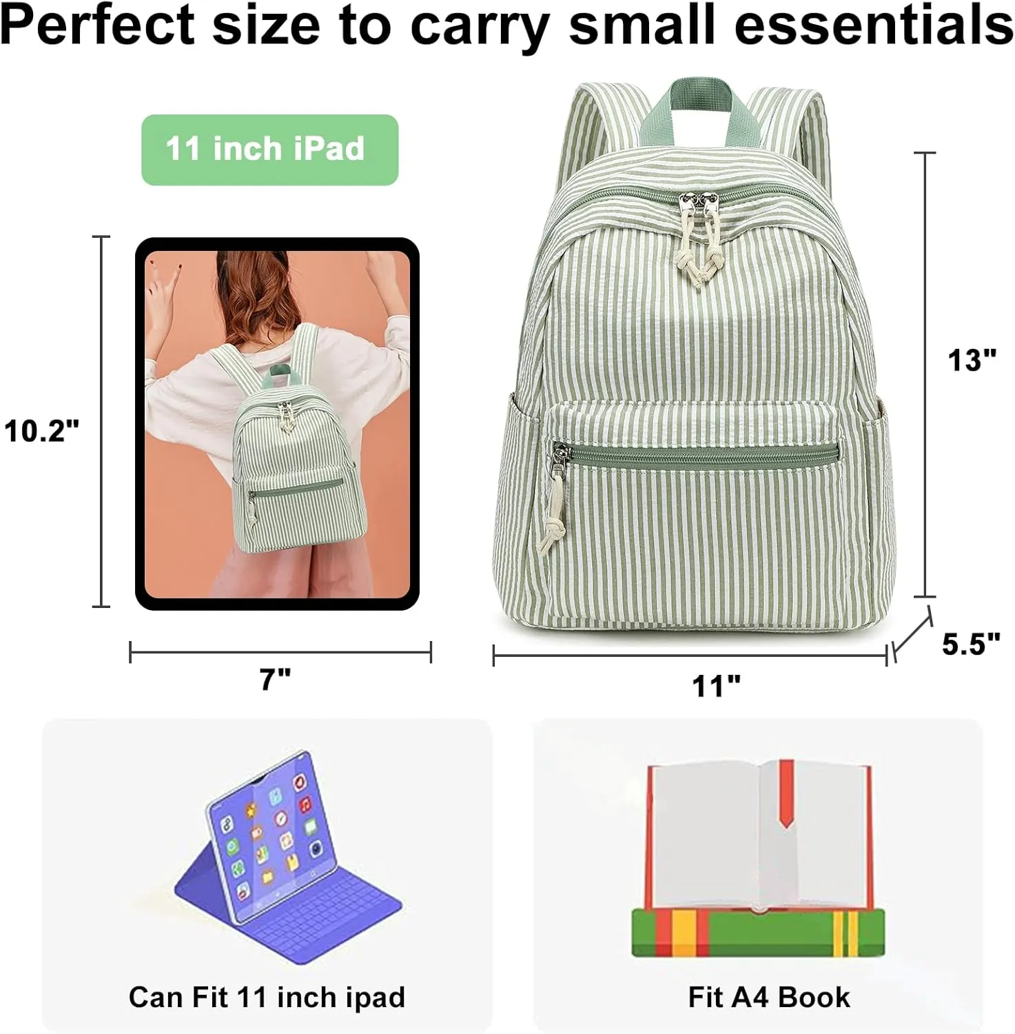 Bluboon Girls Mini Backpack Womens Small Backpack Purse Teens Cute Casual School Bookbag