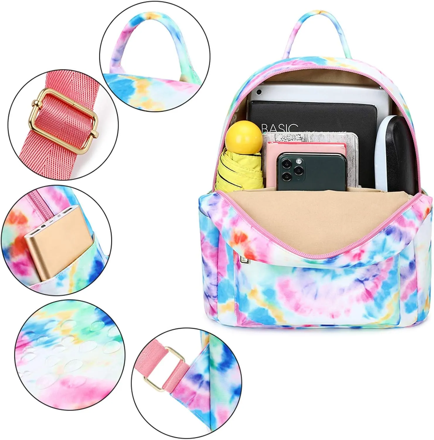 Bluboon Girls Mini Backpack Womens Small Backpack Purse Teens Cute Casual School Bookbag
