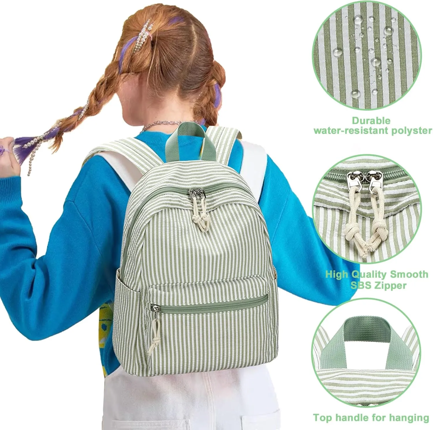 Bluboon Girls Mini Backpack Womens Small Backpack Purse Teens Cute Casual School Bookbag
