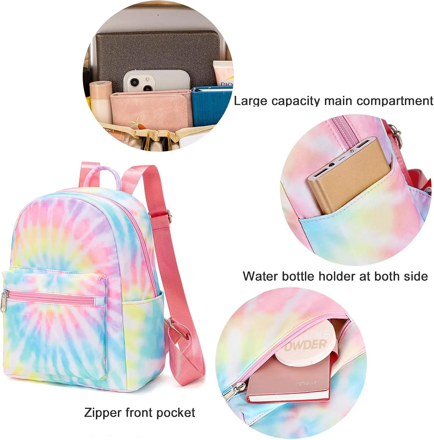 Bluboon Girls Mini Backpack Womens Small Backpack Purse Teens Cute Casual School Bookbag