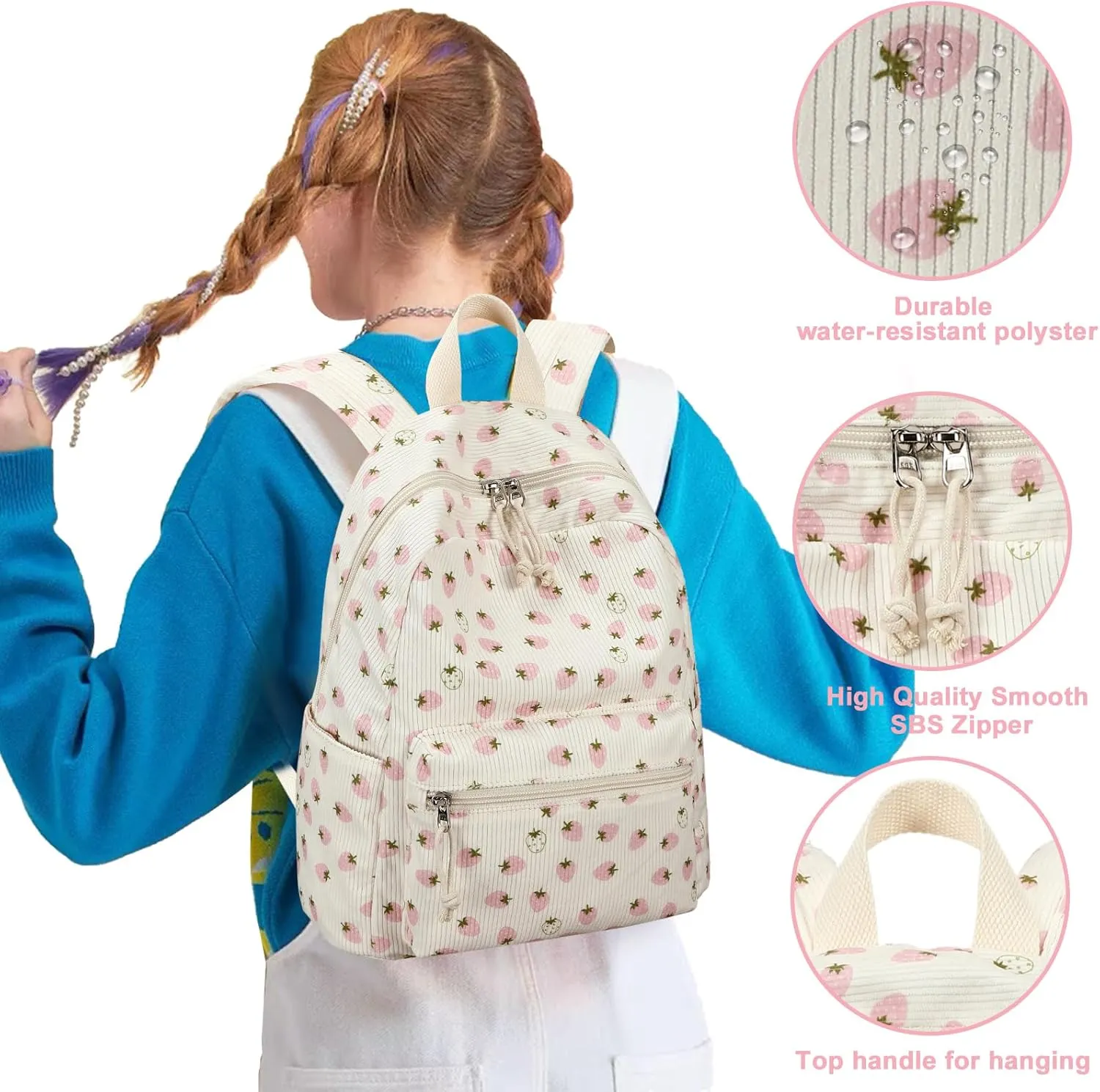Bluboon Mini Backpacks for Girls Toddler Backpack Purse School Bookbag Kawaii Backpack Women