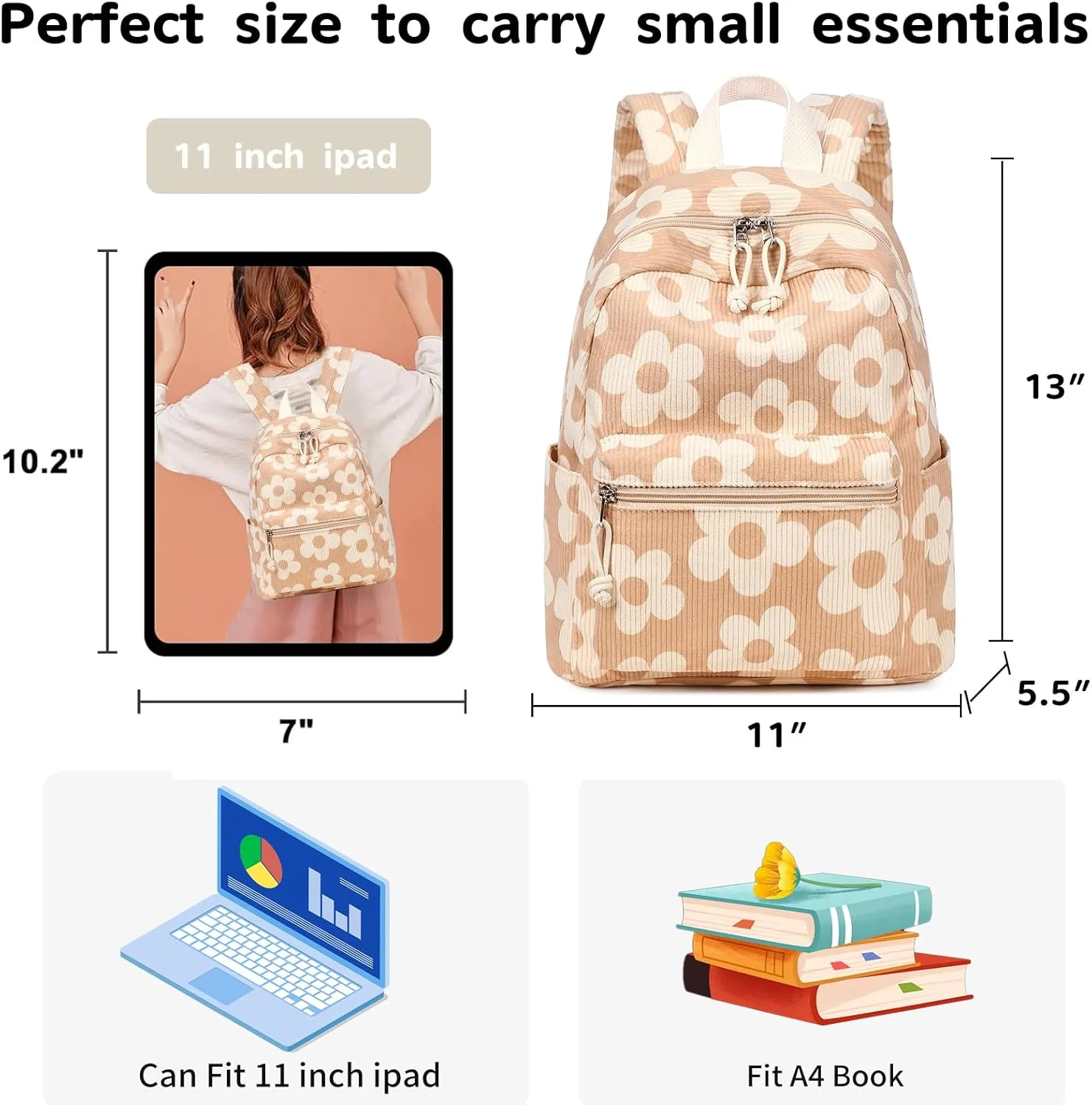 Bluboon Mini Backpacks for Girls Toddler Backpack Purse School Bookbag Kawaii Backpack Women