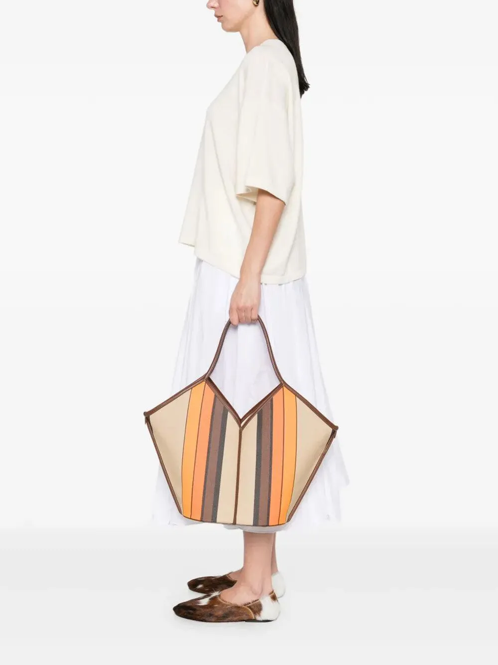 Borsa Tote Calella Striped