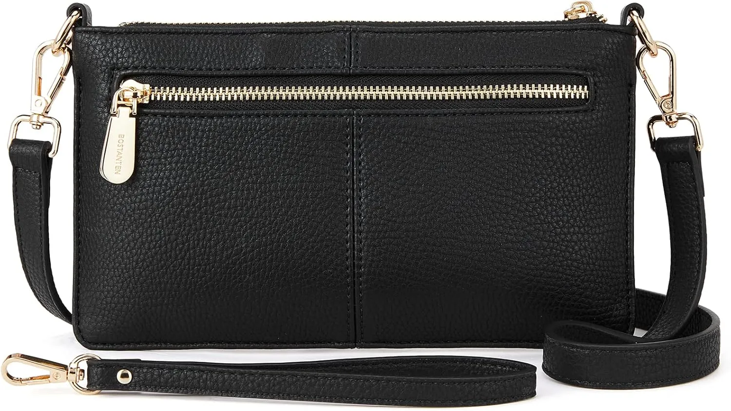 BOSTANTEN Small Wristlet Purses Women's Leather Handbags