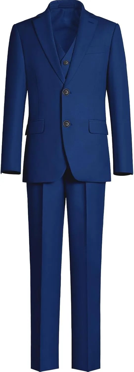 Boys Suit Teenager Suits Set for Boys, Kids Slim Fit Formal Wear Tuxedo, Ring Bearer Outfit for Wedding