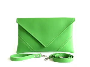 Bridesmaid Clutch Purse Green Wedding Clutch Bag Bridal Clutch Handbag Vegan Leather Handbags Vegan Bag Green Clutch Gift For Girlfriend