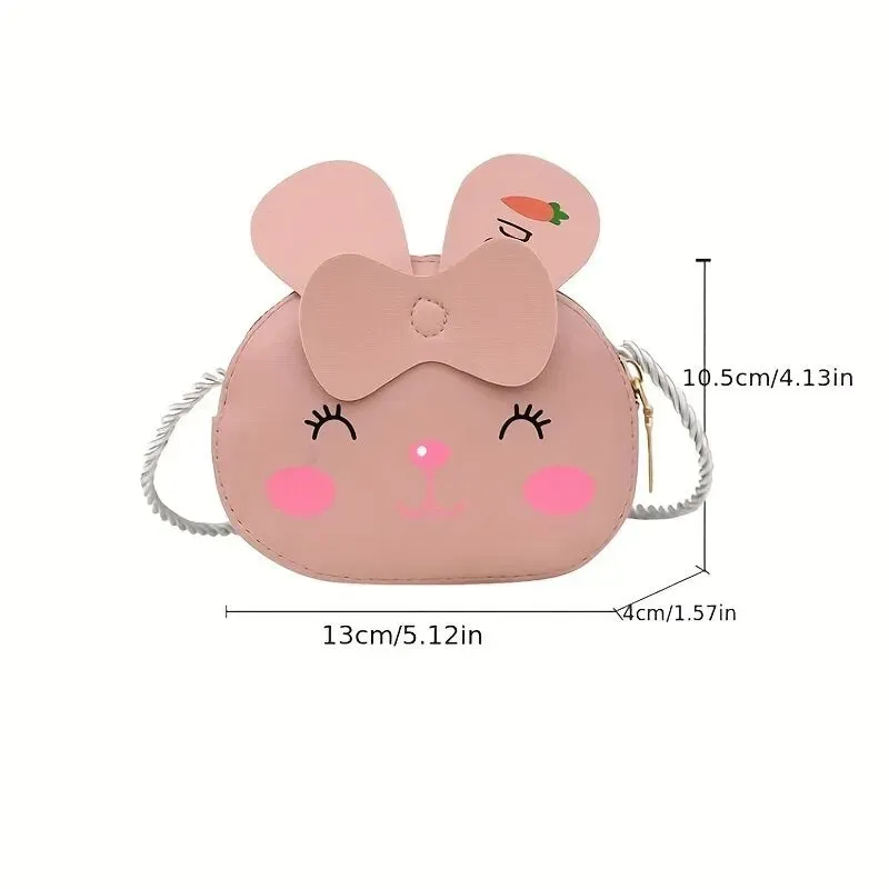 Cartoon Cat Mini Crossbody Bag for Kids Cute Shoulder Bag for Girls and Boys