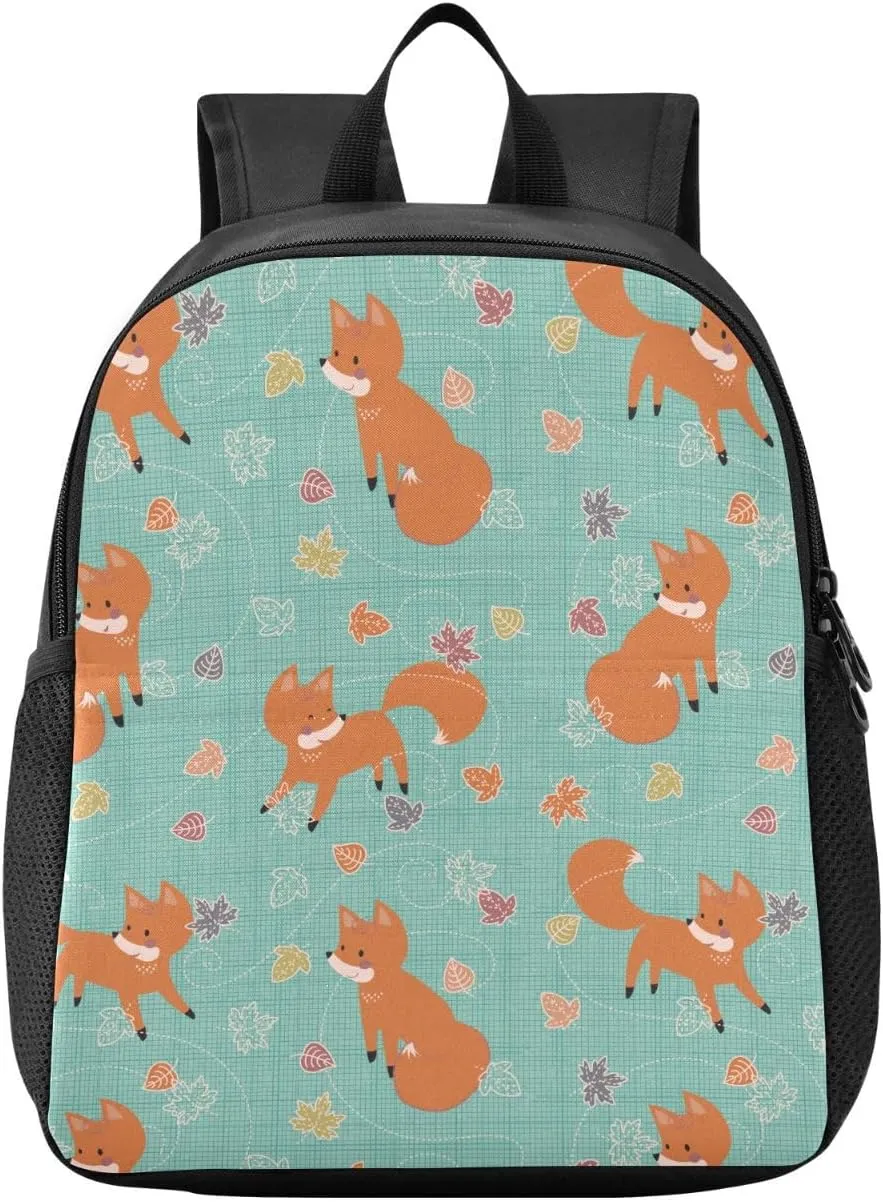 Cartoon Cute Fox Toddler Backpack for Boys Girls 3-6 Mini Backpacks for Elementary Lightweight Kids Bookbag for Preschool Kindergarten for Travel School