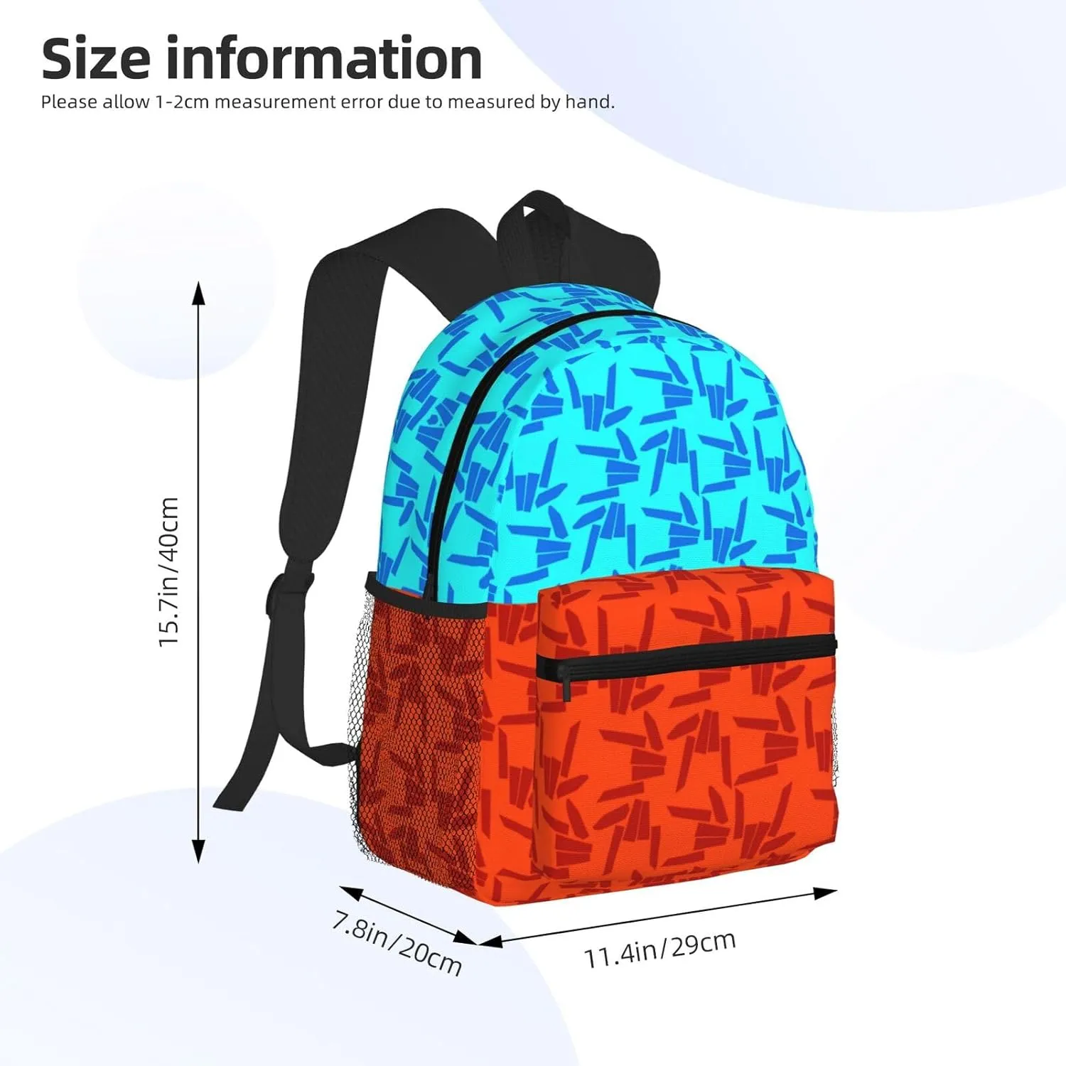 Casual Travel Daypacks Backpack With Lunch Box Sets Adjustable Shoulder Straps, Black1