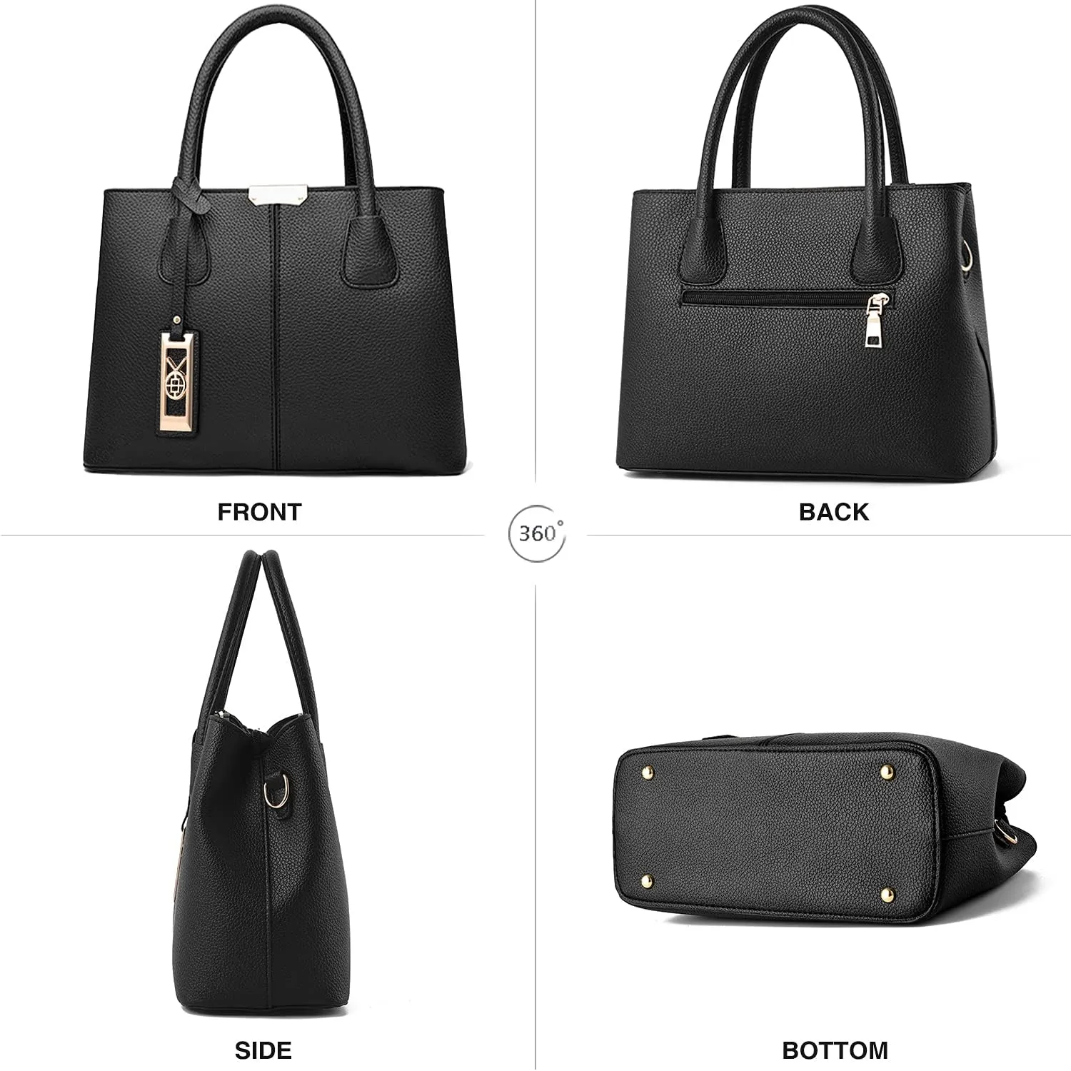 CHICAROUSAL Purses and Handbags for Women Leather Crossbody Bags Women's Tote Shoulder Bag