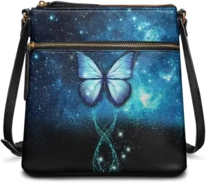 Coldinair Leather Crossbody Bags for Women,Crossbody Purse Lightweight Shoulder Bag Ladies Sling Handbags