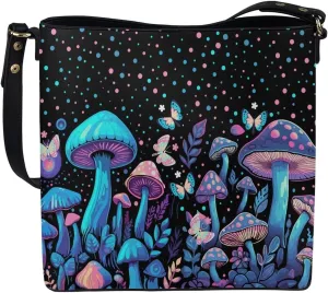 Coloranimal Women's Leather Handbags Purse with Buckle Large Capacity Crossbody Bags