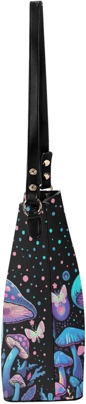 Coloranimal Women's Leather Handbags Purse with Buckle Large Capacity Crossbody Bags