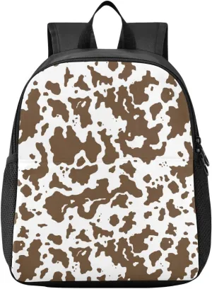 Cow Cute Toddler Backpack for Boys Girls 3-6 Mini Backpacks for Elementary Lightweight Kids Bookbag for Preschool Kindergarten for Travel School