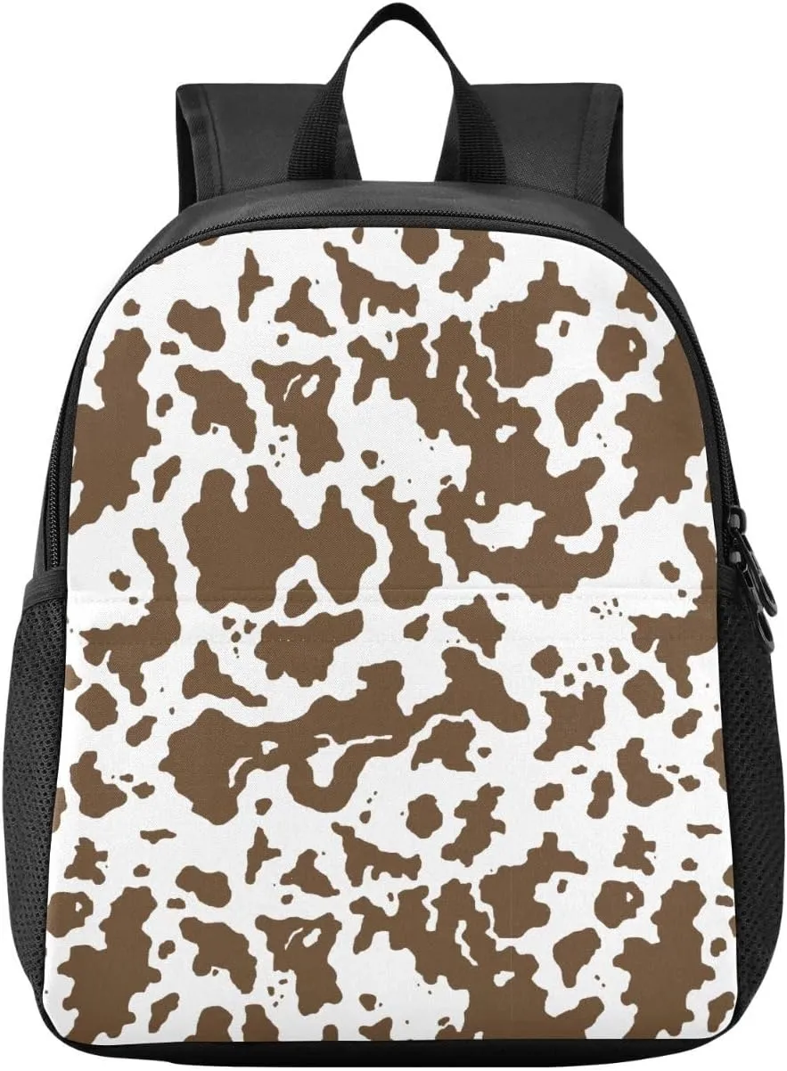 Cow Cute Toddler Backpack for Boys Girls 3-6 Mini Backpacks for Elementary Lightweight Kids Bookbag for Preschool Kindergarten for Travel School