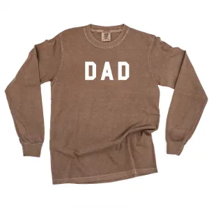 DAD - Standard Block Font - LONG SLEEVE COMFORT COLORS TEE