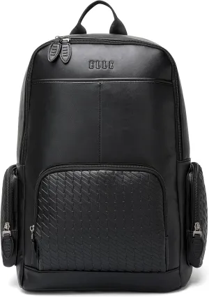 Elle Leisure Luxe 27L Vegan Leather Backpack | Black