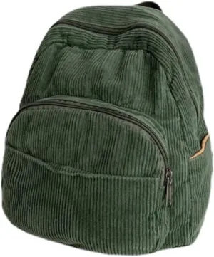 GGOOB Small Backpack Purse for Women Cute Mini Backpack Purse Aesthetic Backpack Tiny Corduroy Backpack Mini Bookbag Purse