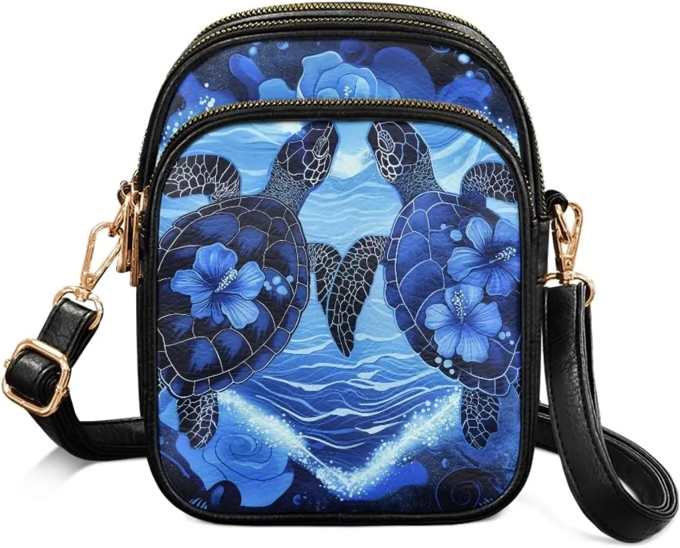 HUGS IDEA Leather Crossbody Bags for Women Trendy Leather Purse Shoulder Handbag for Work