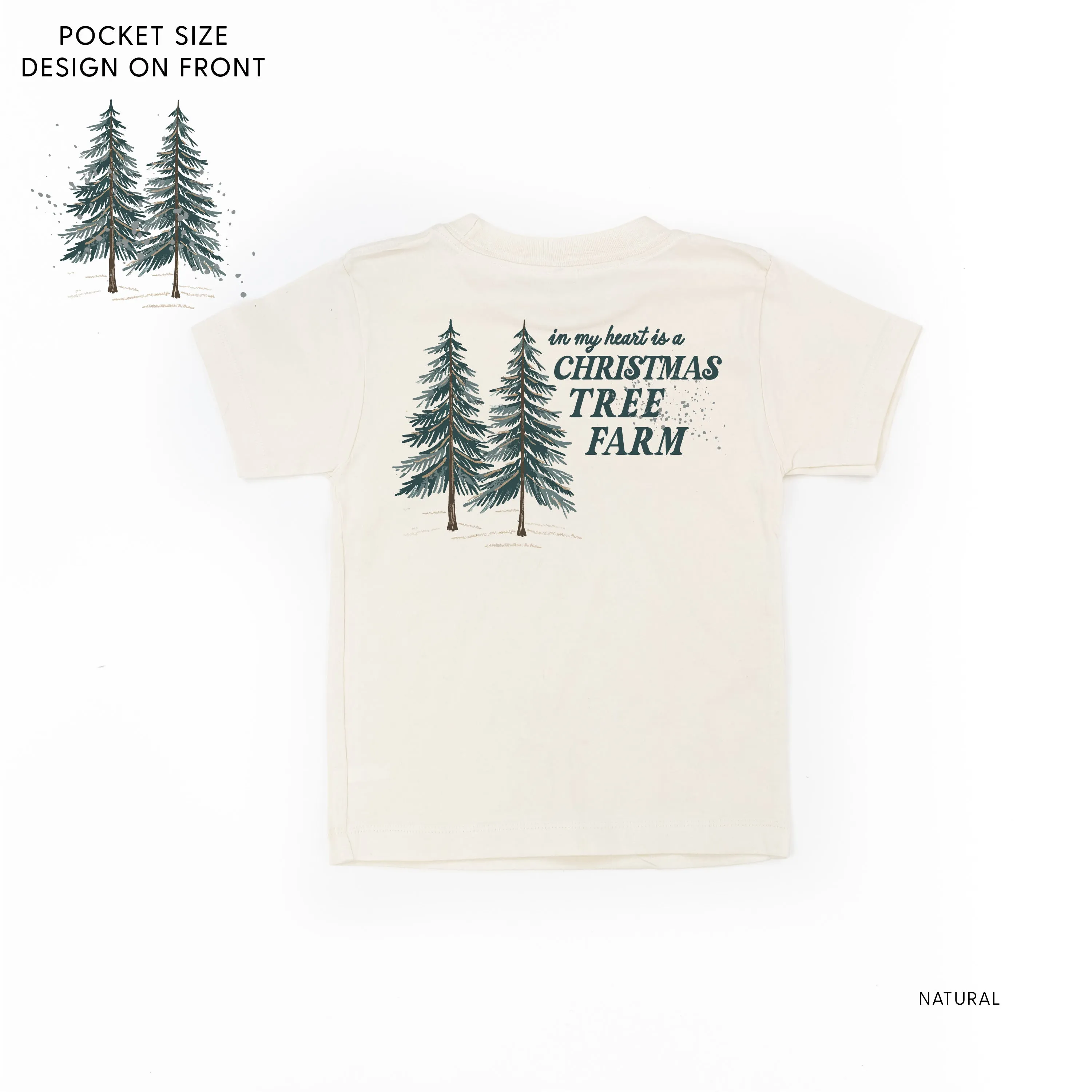 In My Heart Is A Christmas Tree Farm (pf&b) - Child Tee