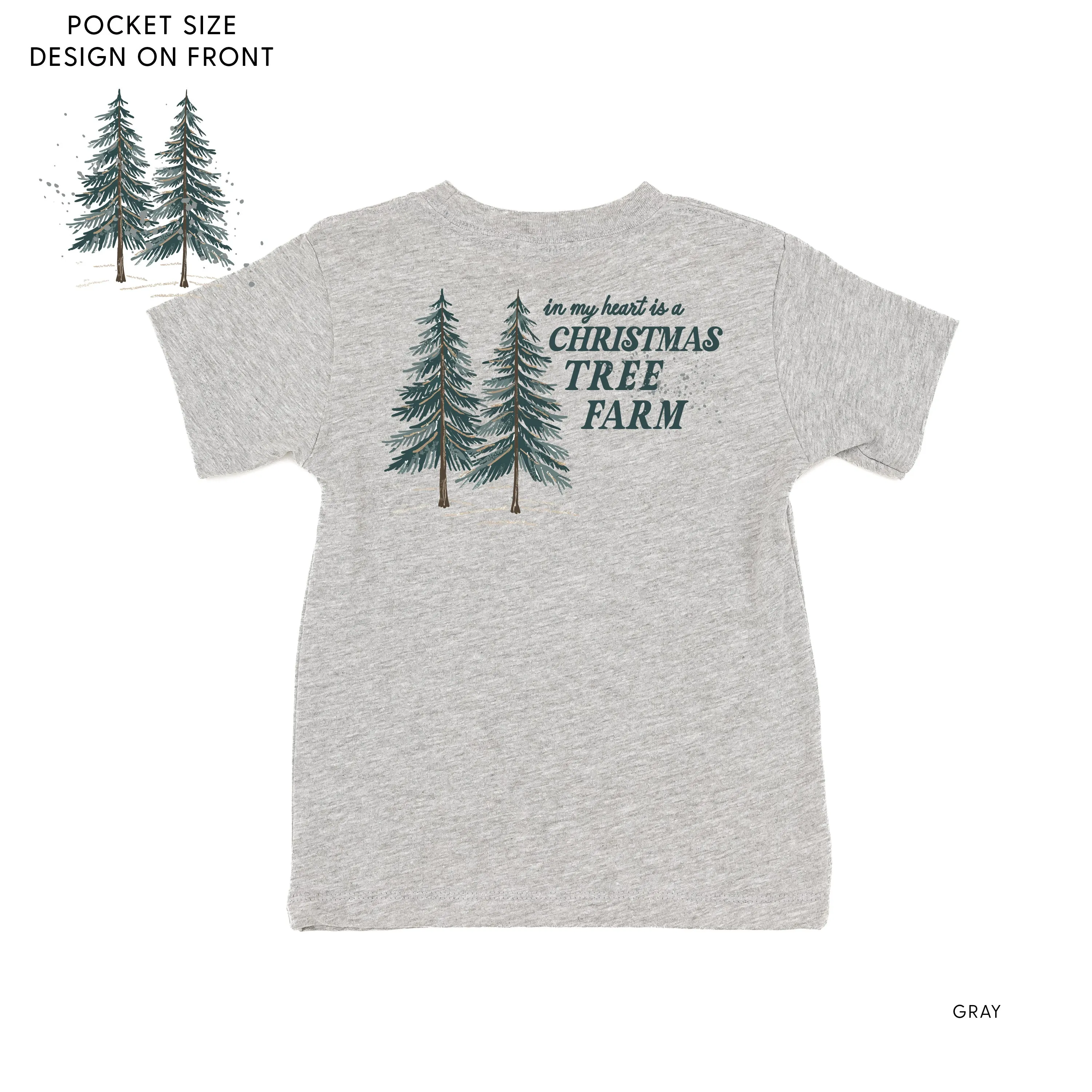 In My Heart Is A Christmas Tree Farm (pf&b) - Child Tee