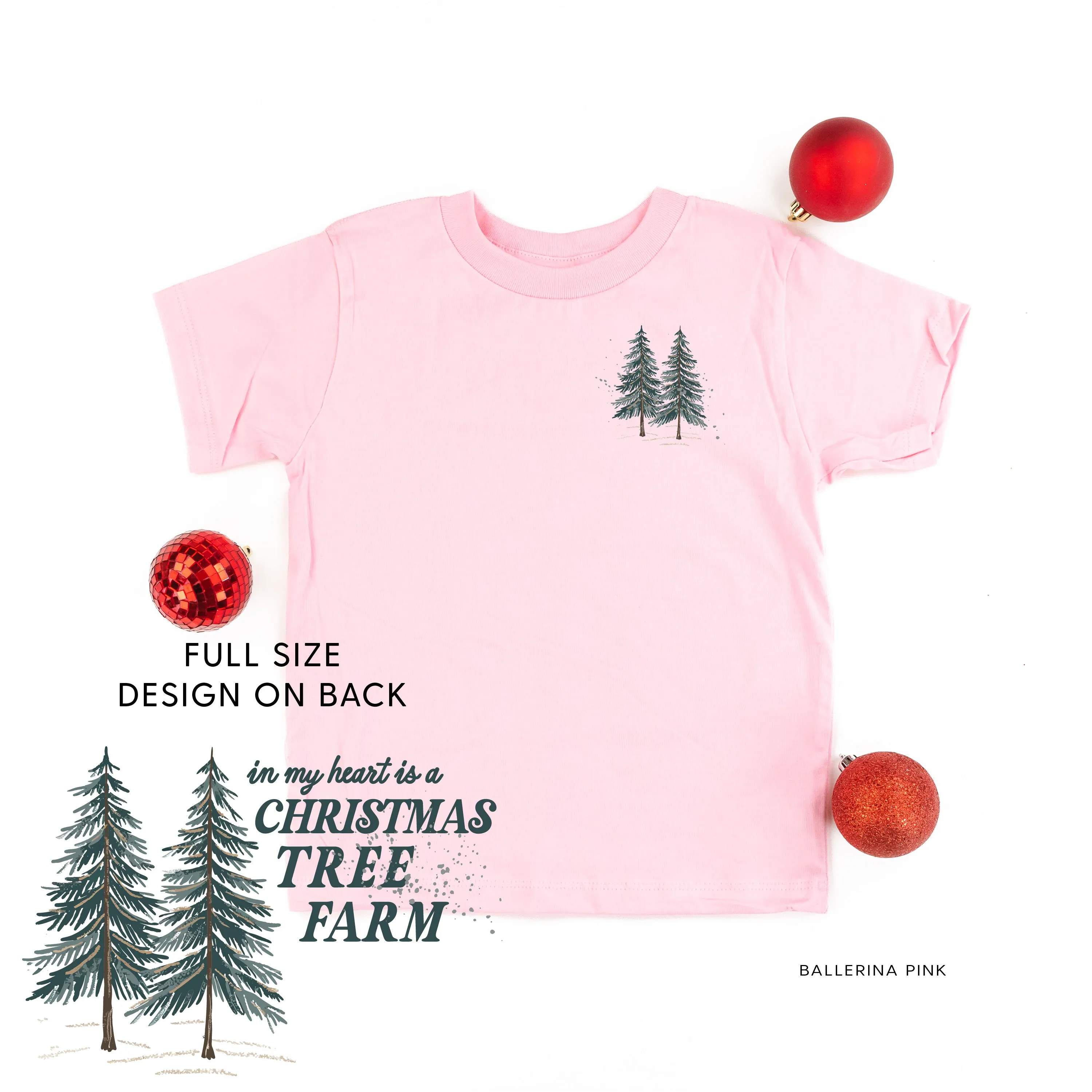 In My Heart Is A Christmas Tree Farm (pf&b) - Child Tee