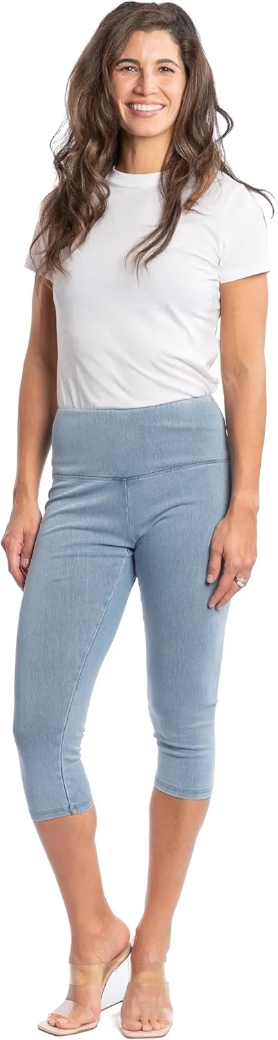 INTRO. Tummy Control High Waist Pull-On Capri Length Legging