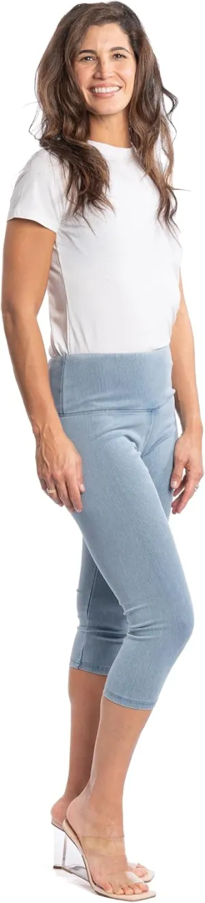 INTRO. Tummy Control High Waist Pull-On Capri Length Legging