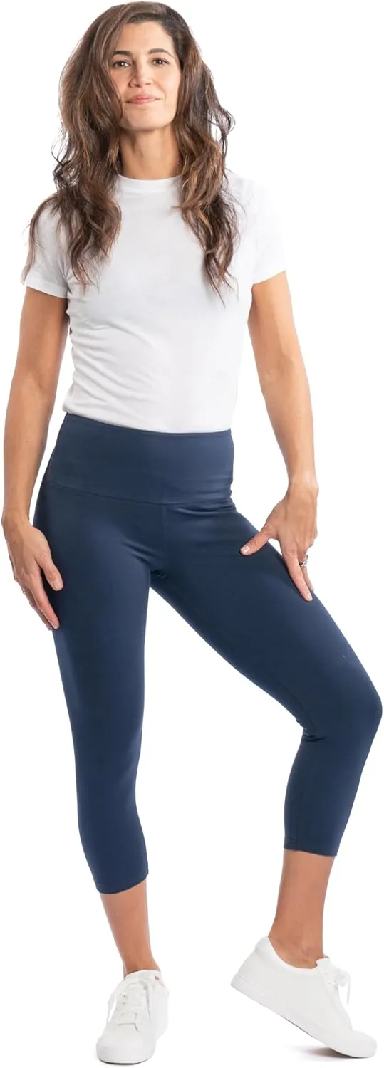INTRO. Tummy Control High Waist Pull-On Capri Length Legging