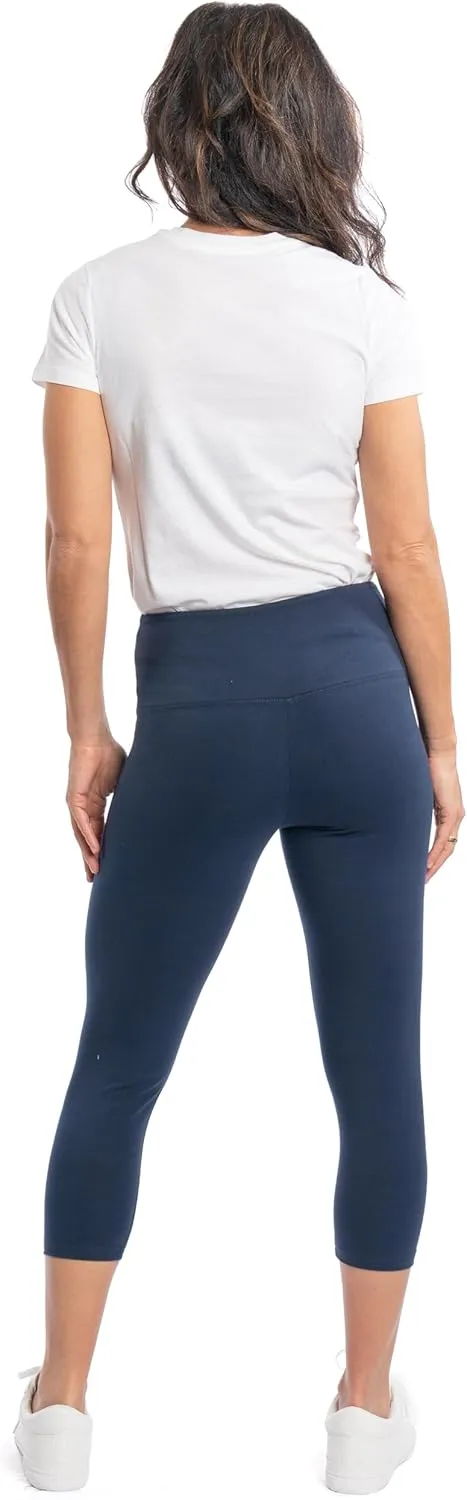 INTRO. Tummy Control High Waist Pull-On Capri Length Legging