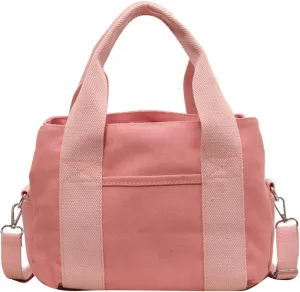 Ladies canvas bag tote bag leisure shoulder bag student bucket bag