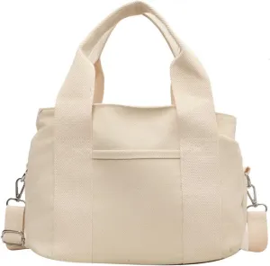 Ladies canvas bag tote bag leisure shoulder bag student bucket bag