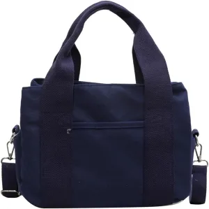 Ladies canvas bag tote bag leisure shoulder bag student bucket bag