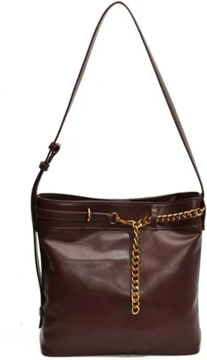 Ladies Joker shoulder bag advanced sense underarm bag bucket bag