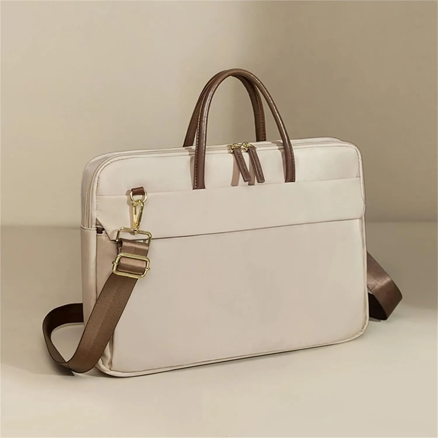 Laptop Shoulder Bag Laptop Bag 13.3 14 15.6 Inch Notebook Bag Shoulder Handbag Waterproof Briefcase(Black,for 15.6-16 inch)