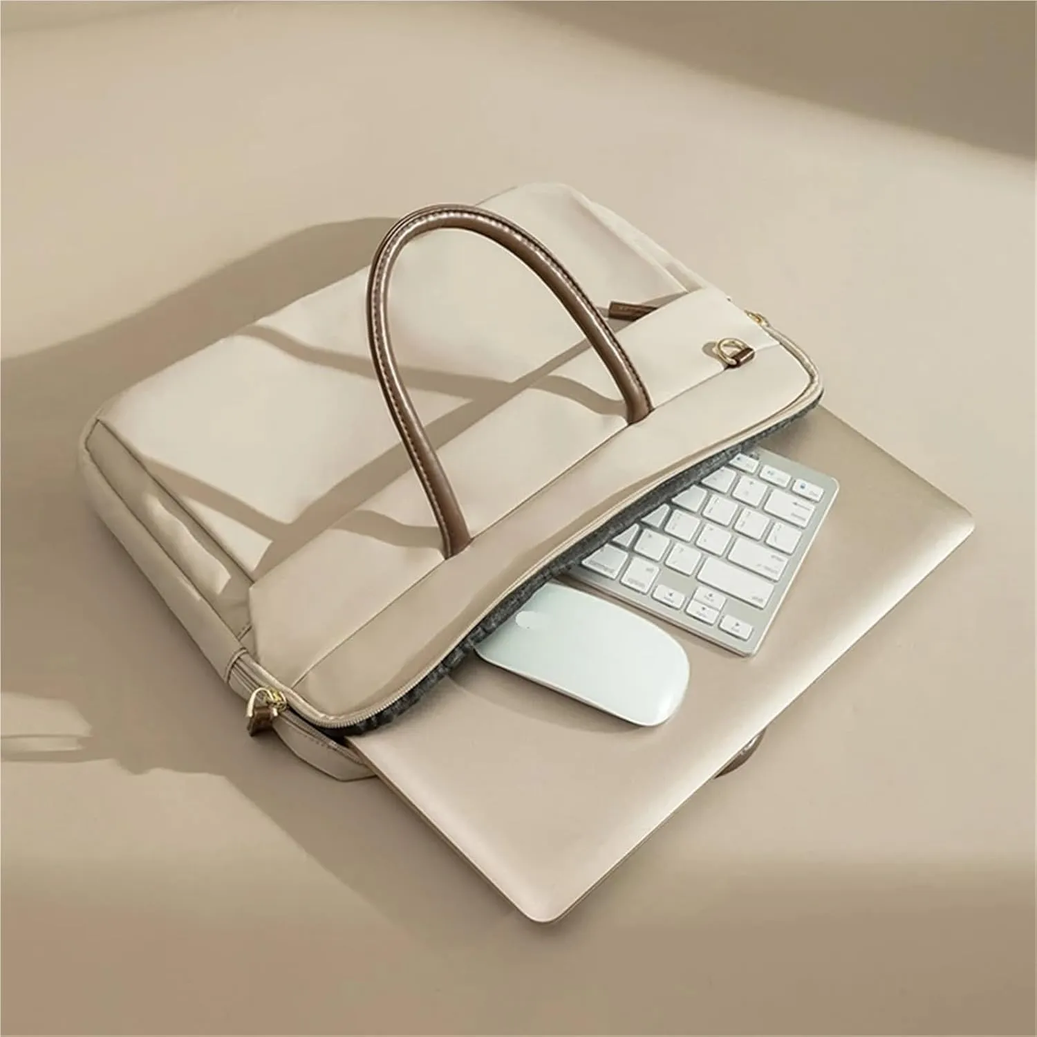 Laptop Shoulder Bag Laptop Bag 13.3 14 15.6 Inch Notebook Bag Shoulder Handbag Waterproof Briefcase(Black,for 15.6-16 inch)