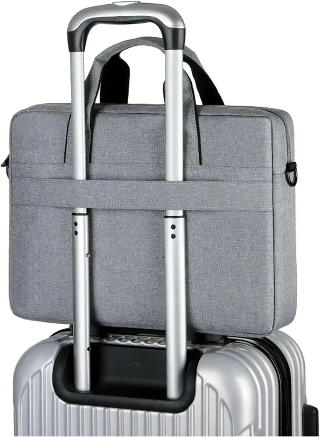 Laptop Shoulder Bag Laptop Bag Sleeve Case Shoulder Handbag Notebook Pouch Briefcases for 14 15 17 Inch(Black-Cotton,14-inch)