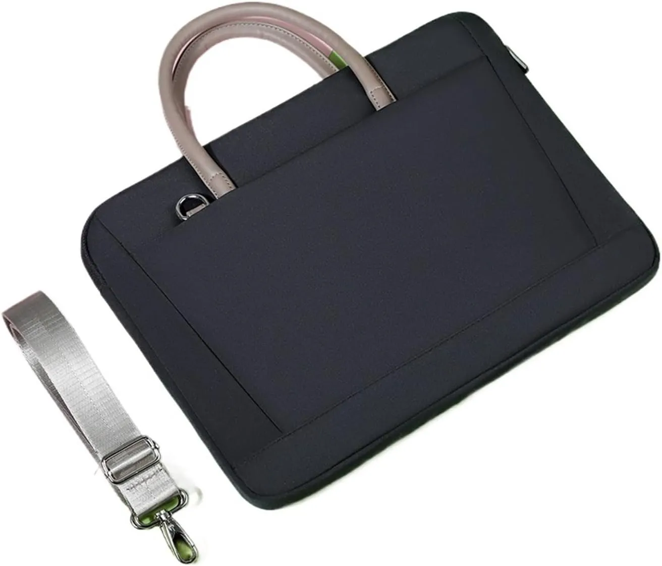 Laptop Shoulder Bag Laptop Bag Sleeve Protective Case Shoulder Carrying Case 13 14 15.6 Inch Laptop Handbag(Black,for 13-13.3 inch)