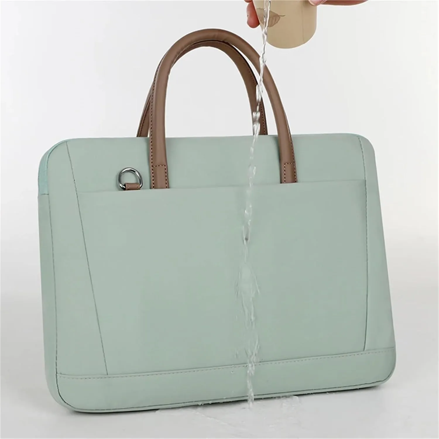 Laptop Shoulder Bag Laptop Bag Sleeve Protective Case Shoulder Carrying Case 13 14 15.6 Inch Laptop Handbag(Green,for 13-13.3 inch)