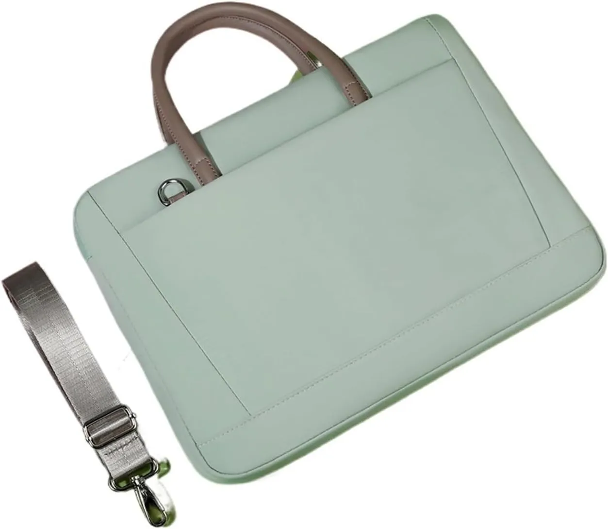 Laptop Shoulder Bag Laptop Bag Sleeve Protective Case Shoulder Carrying Case 13 14 15.6 Inch Laptop Handbag(Green,for 13-13.3 inch)