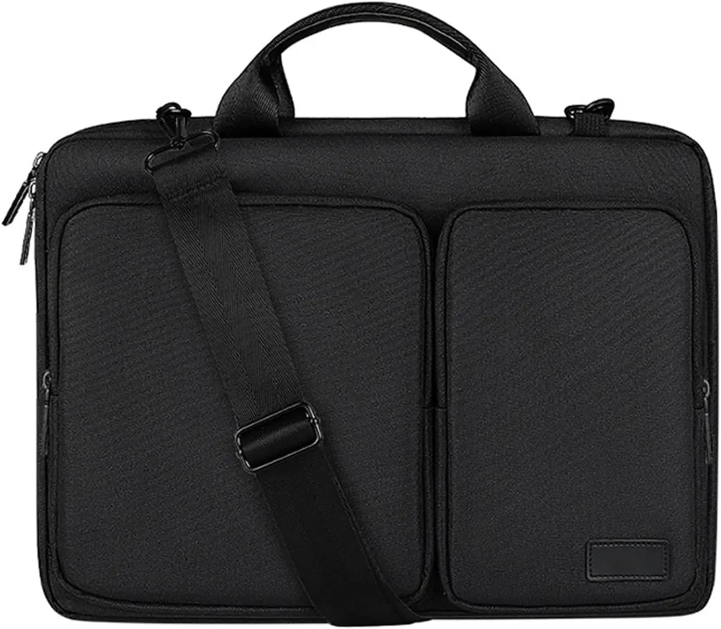 Laptop Shoulder Bag Laptop Handbag Bag for Laptop 15 15.4 15.6 Inch Portable Shoulder Messenger Bag(Grey with Strap,15.6 inch)