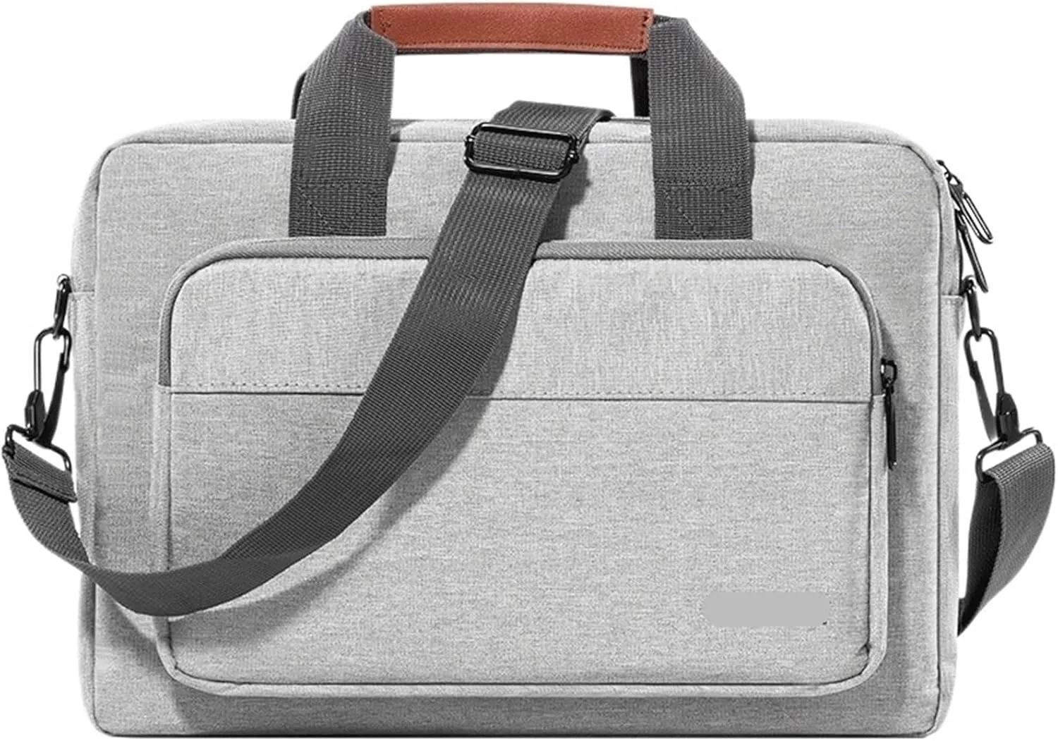 Laptop Shoulder Bag Men Laptop Bag 13.3 14 15.6 Inch Shoulder Handbags Briefcase Computer Protective Case(Light Gray,15.4 to 16 inch)