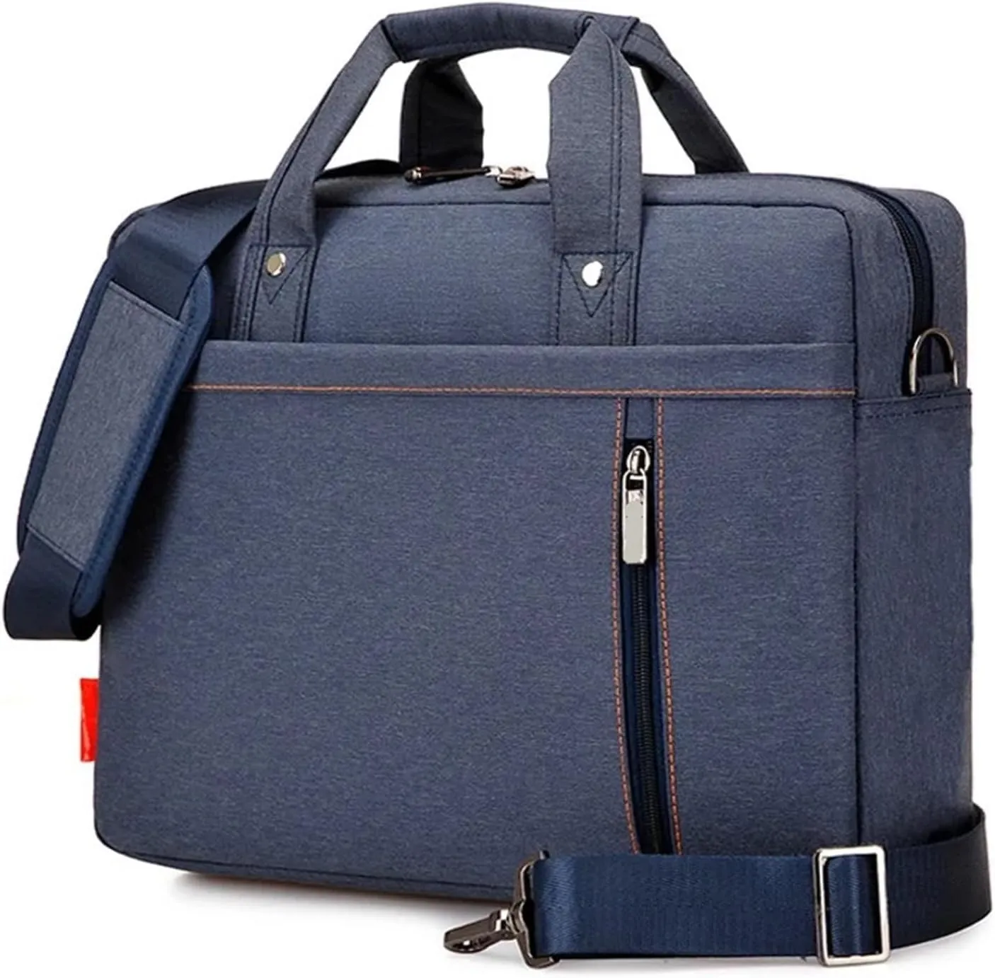 Laptop Shoulder Bag Shockproof Waterproof Laptop Bag 13 15 17 Inch Laptop Case Messenger Notebook Bag(Black,15-inch)